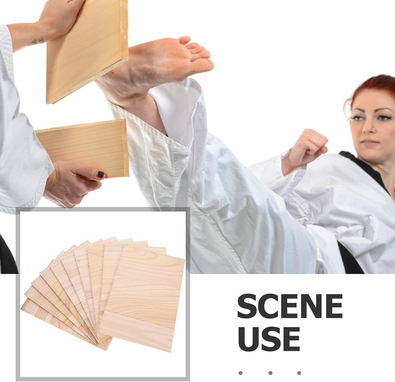 Veemoon 10PCS Karate Breaking Boards,Taekwondo Boards Karate Martial Arts Boards for Adult Taekwondo Performing Training Practice Accessory - 0.6cm - Image 5
